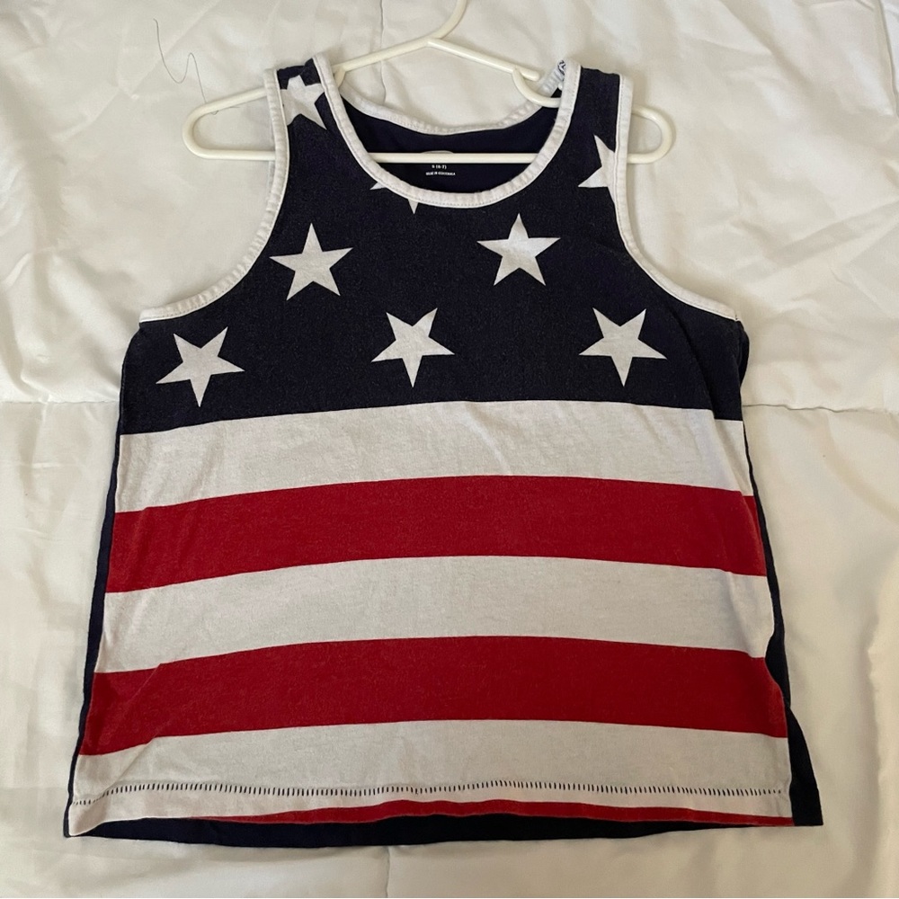 4/$13 Old Navy American Flag Tank